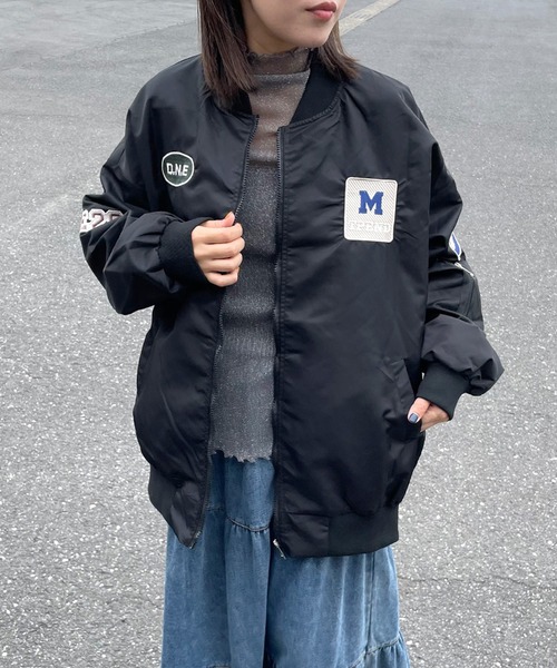 CRB ma1 ma-1 ワッペン付MA-1 レディース : ZOZOTOWN Yahoo!店 - 通販