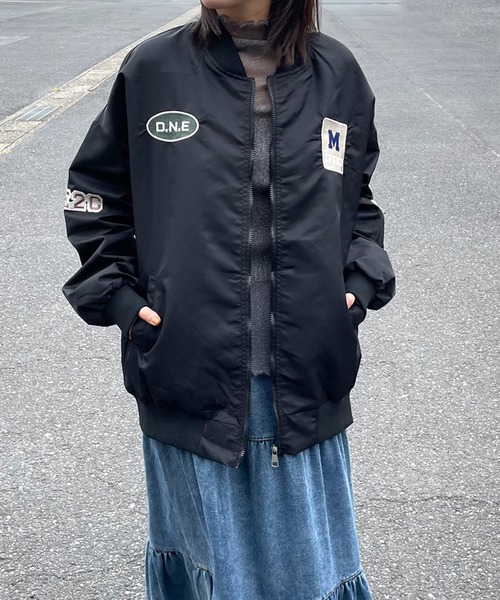 CRB ma1 ma-1 ワッペン付MA-1 レディース : ZOZOTOWN Yahoo!店 - 通販