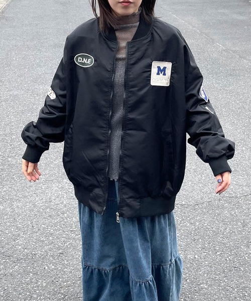 CRB ma1 ma-1 ワッペン付MA-1 レディース : ZOZOTOWN Yahoo!店 - 通販