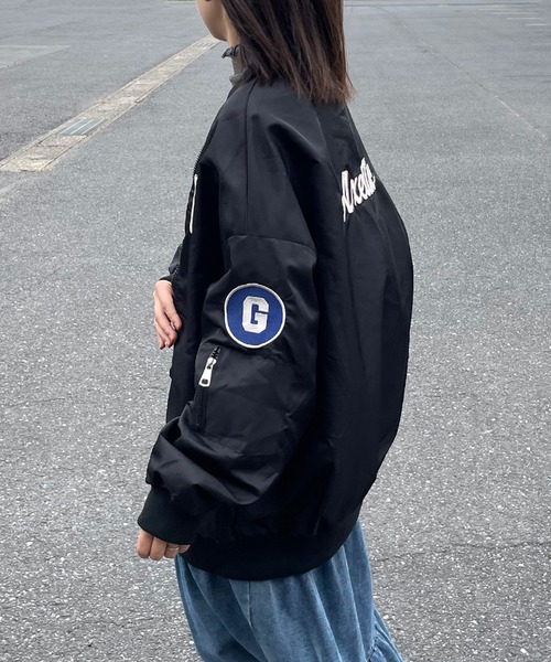 【最終価格】ayane ワッペン MA-1 ブルゾン　美品 大人気ブランド【ayane】のワッペンMA-1です。 カラーは、カーキ