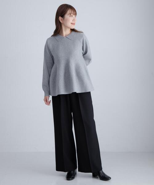 URBAN RESEARCH Sonny Label ニット セーター 「WEB限定」襟付き