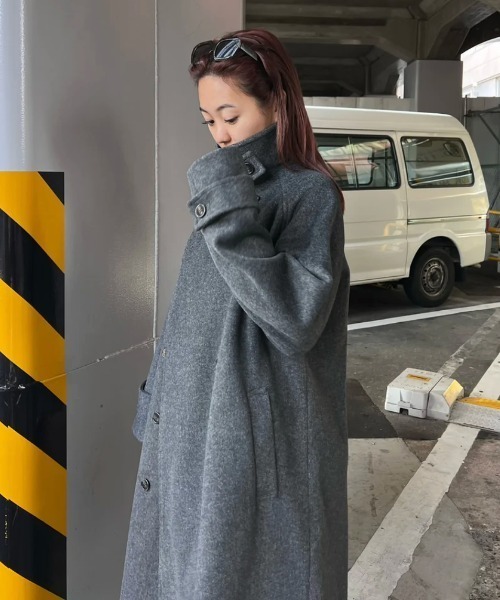 HTH ダッフルコート コート double long coat レディース : ZOZOTOWN