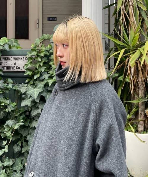 HTH ダッフルコート コート double long coat レディース : ZOZOTOWN