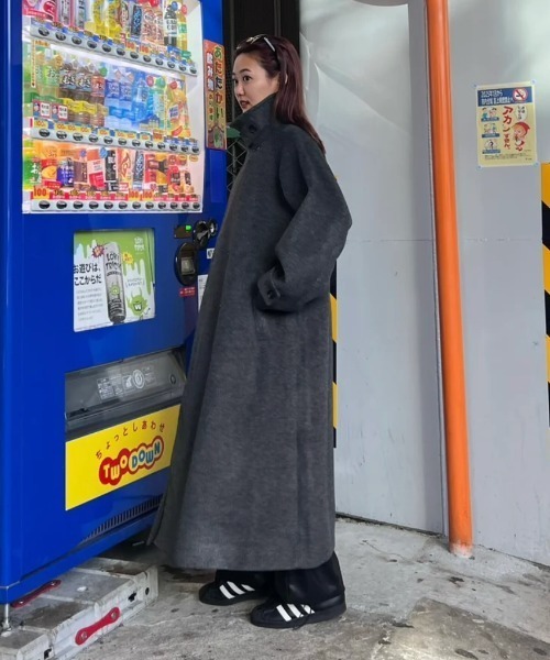 HTH ダッフルコート コート double long coat レディース : ZOZOTOWN