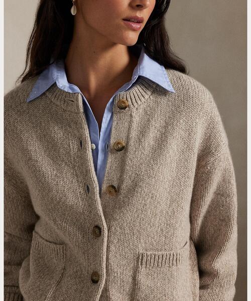 POLO RalphLauren ウールカシミヤカーディガン 新品 S タグ付き Ralph Lauren 新品ウールカシミアカーディガンS 送料込み