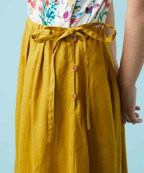 「Jocomomola」 フレアスカート 40 ブルー レディース_画像5