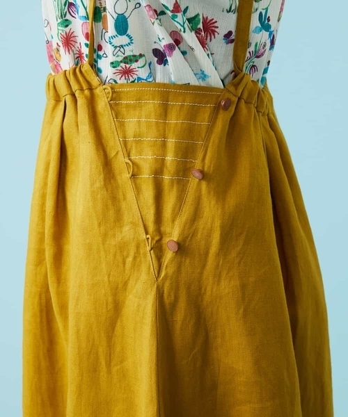 「Jocomomola」 フレアスカート 40 ブルー レディース_画像7