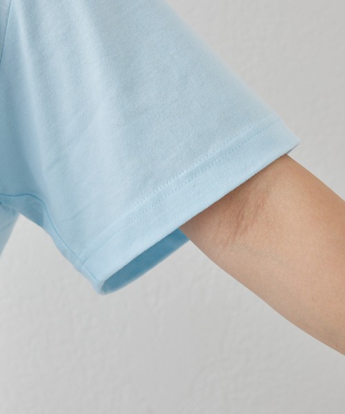 「MICKEY MOUSE」 半袖Tシャツ M グレー レディース_画像5