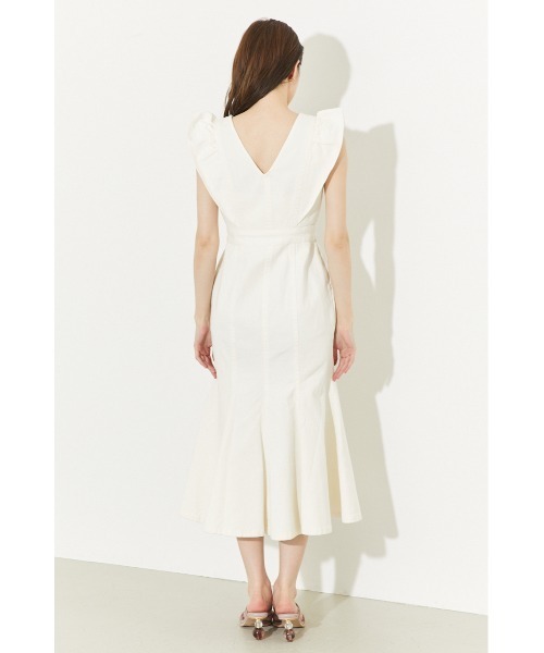 「rienda」 ノースリーブワンピース MEDIUM ライトブルー レディース_画像2