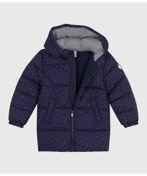 PETIT BATEAU（プチバトー） ダウン アウター 中綿入りフード