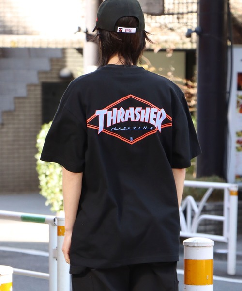 「THRASHER」 半袖Tシャツ L ホワイト メンズ_画像6