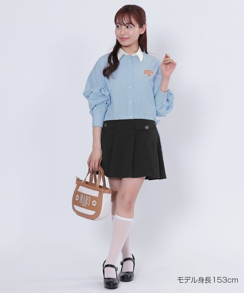 「MARY QUANT」 長袖シャツ M ブラック レディース_画像6