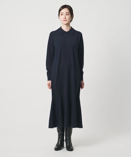 UNITED ARROWS（ユナイテッドアローズ） ワンピース ニット ペプラム