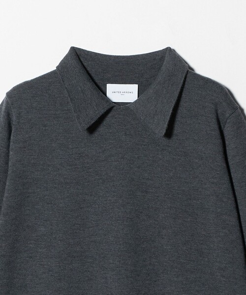 新品未使用タグ付⭐︎ユナイテッドアローズ⭐︎ペプラムロングスリーブニットワンピース UNITED ARROWS（ユナイテッドアローズ）の「ペプラム ロングスリーブ