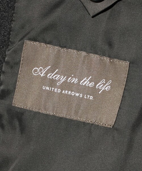 A DAY IN THE LIFE コート ジャケット メルトン スタンドカラーコート