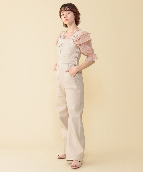 「ME COUTURE」 オーバーオール FREE パープル レディース_画像8