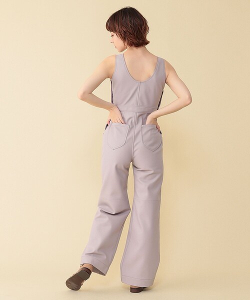 「ME COUTURE」 オーバーオール FREE パープル レディース_画像9