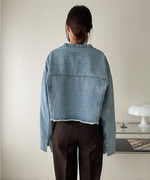 「Didot.showroom」 デニムジャケット FREE ブルー レディース_画像4