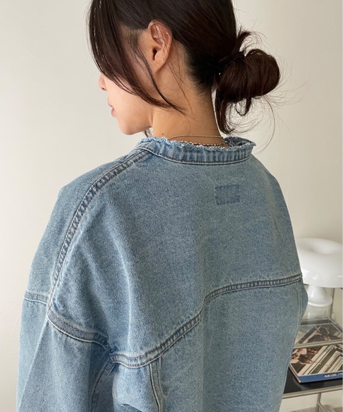 「Didot.showroom」 デニムジャケット FREE ブルー レディース_画像5