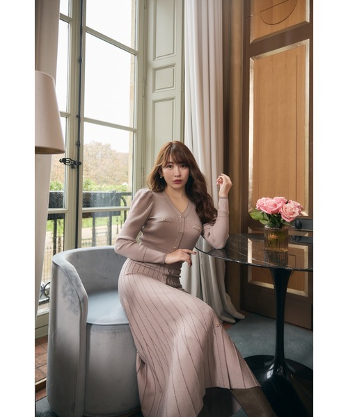 Her lip to ワンピース Suite Room Knit Long Dress : ZOZOTOWN Yahoo