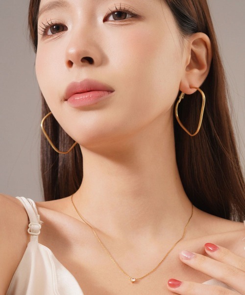 CEMO NEMO（セモネモ） イヤリング 「金属アレルギー対応」スクエア