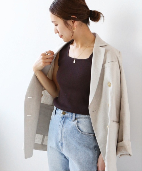 「JOURNAL STANDARD relume」 ノースリーブニット FREE ベージュ レディース_画像3