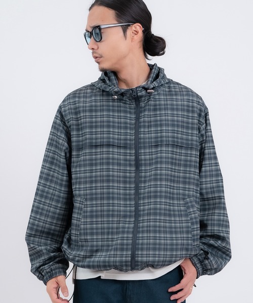 improves（インプローブス） ナイロンジャケット チェック柄