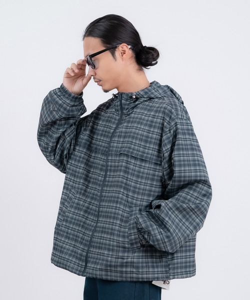 improves（インプローブス） ナイロンジャケット チェック柄