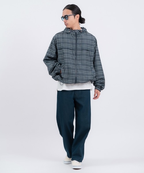 improves（インプローブス） ナイロンジャケット チェック柄