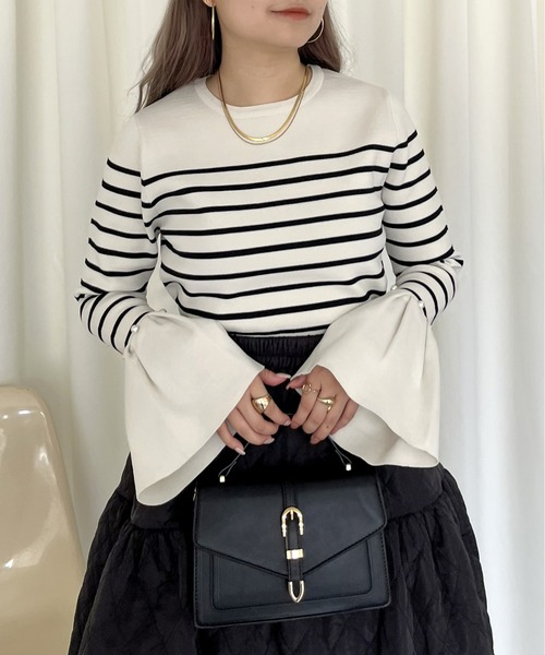 「prose verse」 長袖ニット MEDIUM ブラック レディース_画像2