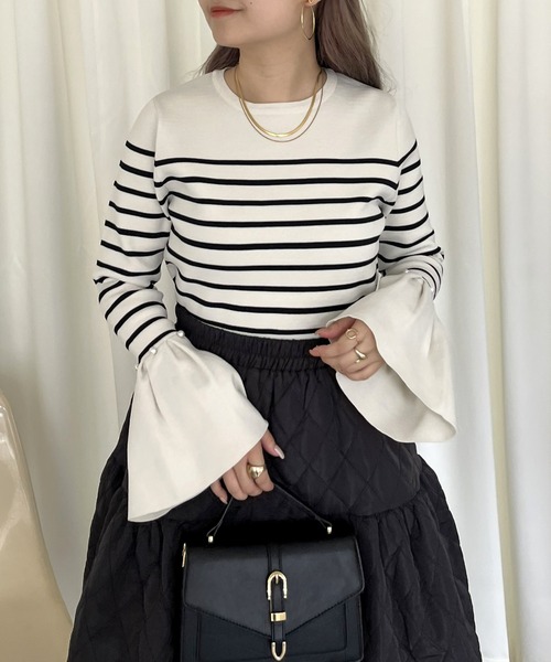 「prose verse」 長袖ニット MEDIUM ブラック レディース_画像4