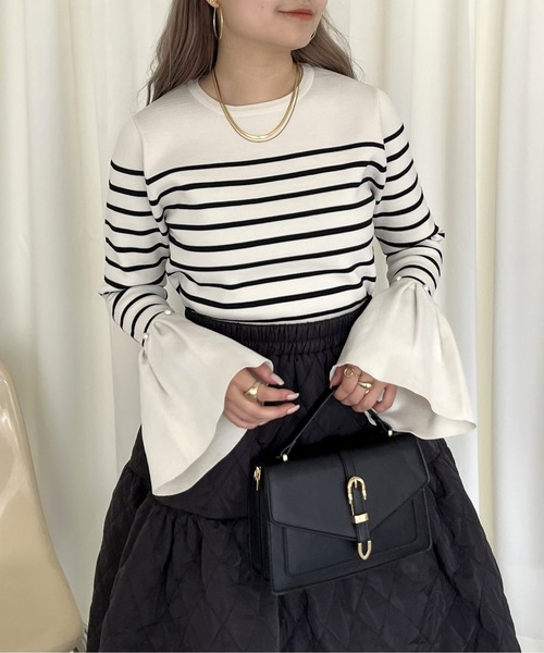 「prose verse」 長袖ニット MEDIUM ブラック レディース_画像5