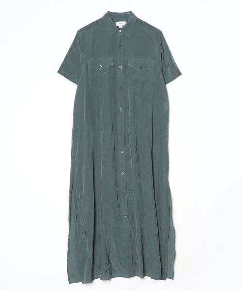 HYKE（ハイク） シャツワンピース 2 グリーン レディース : ZOZOTOWN