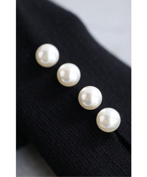 「CAWAII」 「RICHE」長袖ニット FREE ブラック レディース_画像3