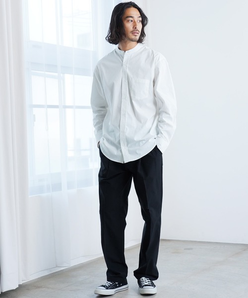 「JIGGYS SHOP」 長袖シャツ LARGE ホワイト メンズ_画像8