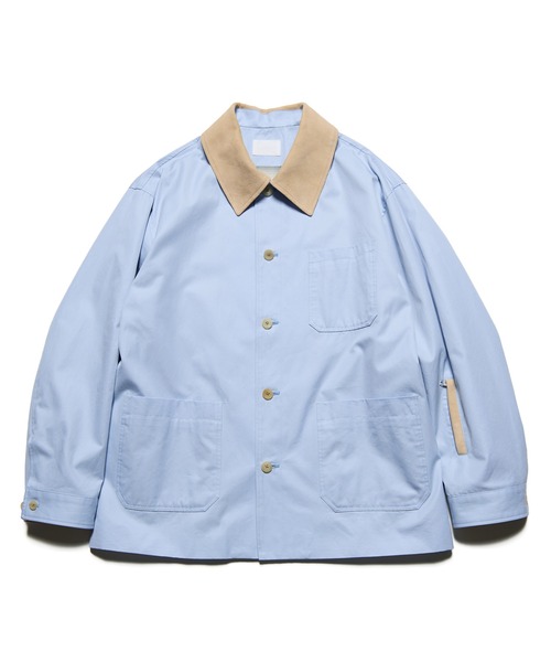 SOPHNET.（ソフネット） カバーオール LEATHER COLLAR COVERALL メンズ