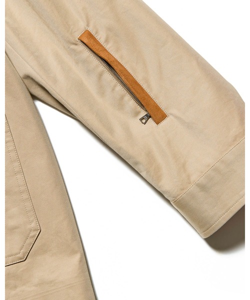 SOPHNET.（ソフネット） カバーオール LEATHER COLLAR COVERALL メンズ