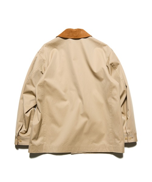 SOPHNET.(ソフネット) カバーオール LEATHER COLLAR COVERALL メンズ SOPHNET.(ソフネット) カバーオール LEATHER COLLAR COVERALL メンズ