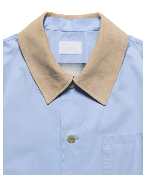 SOPHNET.（ソフネット） カバーオール LEATHER COLLAR COVERALL メンズ