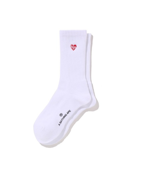 A BATHING APE（アベイシングエイプ） 靴下 APE HEAD ONE POINT BAPE