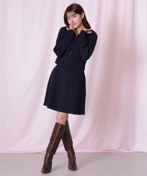 JILLSTUART♡セットアップ ジルバイジルスチュアート JILL by JILLSTUART ◇ハーフジップ