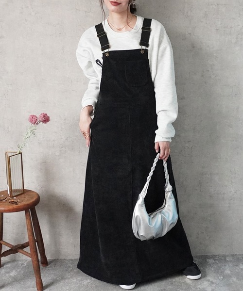 Emma（エマ） サロペット オーバーオール コーデュロイジャンパー