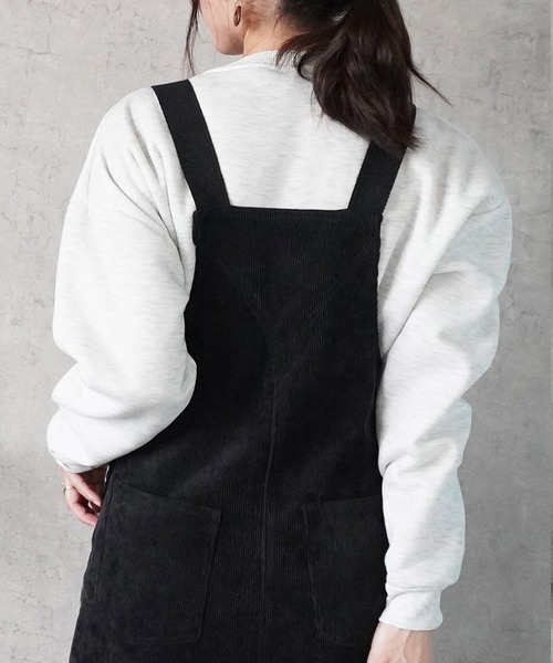 Emma（エマ） サロペット オーバーオール コーデュロイジャンパー