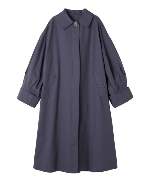 ETRE TOKYO（エトレトウキョウ） ステンカラーコート M ネイビー