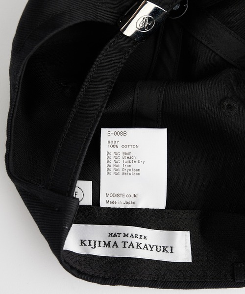 「KIJIMA TAKAYUKI」 キャップ FREE ブラック メンズ_画像5