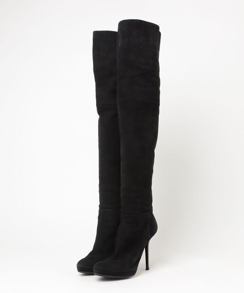 JIMMY CHOO（ジミーチュウ） ロングブーツ 35.5 ブラック レディース