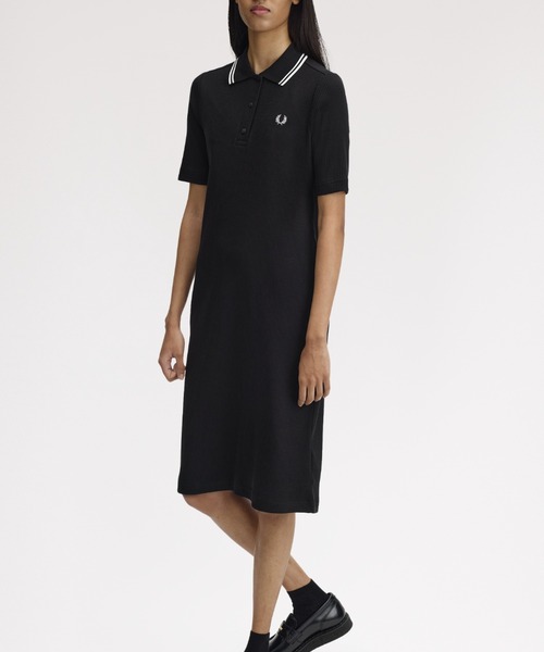 FRED PERRY（フレッドペリー） ワンピース Ribbed Polo Dress／リブ