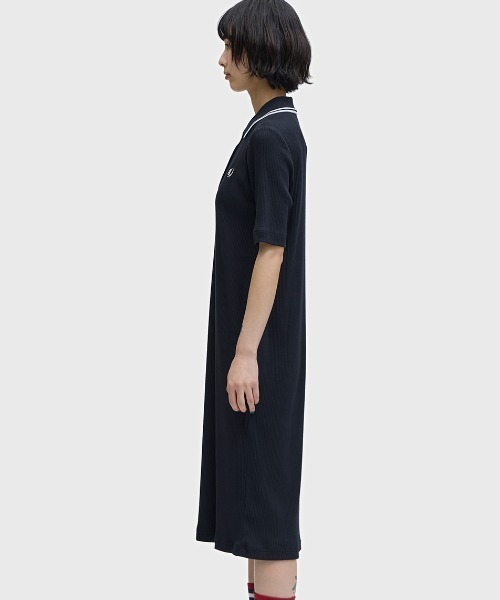 FRED PERRY（フレッドペリー） ワンピース Ribbed Polo Dress／リブ