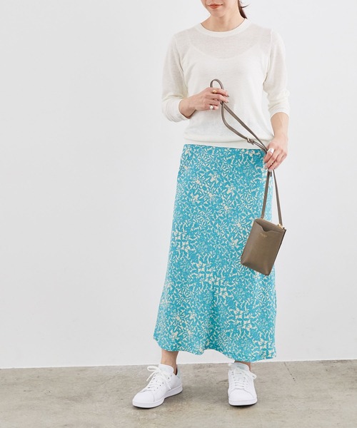 「MADEMOISELLE ROPE'」 長袖ニット 38 ホワイト レディース_画像5