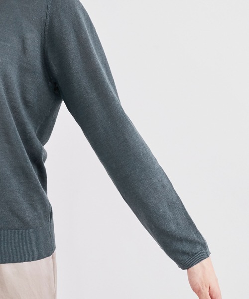 「MADEMOISELLE ROPE'」 長袖ニット 38 ホワイト レディース_画像8